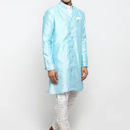 ROYAL KURTA Ethnic Motif Woven Design Straight Kurta image 3