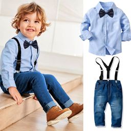 StyleCast Boys Blue Shirt with Trousers-picture-25
