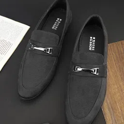 HERE&NOW Men Buckle Detailed Formal Loafers-picture-26