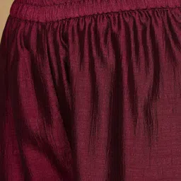 Varanga Ethnic Motifs Embroidered Regular Kurta with Trousers & Dupatta image 3