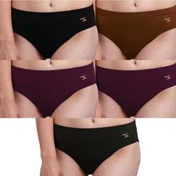 rupa Pack of 5 Women Hipster Multicolor Panty image 1
