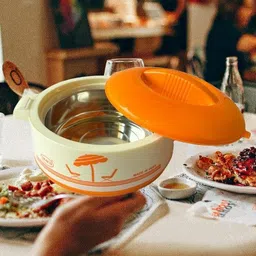 trraco 3000 ml.CASSEROLE Keeps Food hot & Fresh for Roti, rice, chapati , Biryani BS Thermoware Casserole image 5