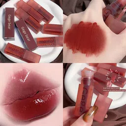 gege bear Soft Matte Lip Glaze, Long Wear, Lightweight Liquid Lipstick, 6 Rich Shades image 4