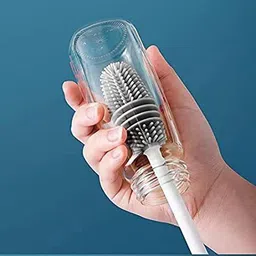 wagwanfly Silicone Bottle Cleaning Brush for Milk Bottle Washer/Water Bottles Pack of 1Lp-picture-16