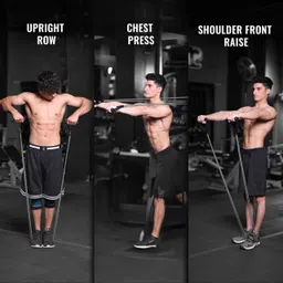 cardiorama Resistance Stretch Tube for Gym.Ideal for Men & Women,Portable Workout Bands Resistance Tube image 3