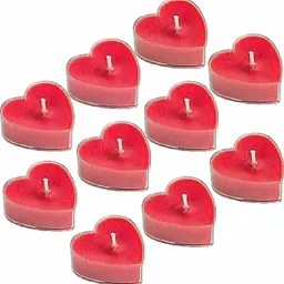 miniso Romantic Rose Fragrance Heart Shaped Polycarbonate Cup Tealight Candle-picture-20