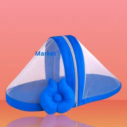 Baby Bedding Set with Mosquito Net & Pillow Bedding Set Plain-image-98