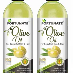 fortunate Extra Light Olive Oil for Skin, Hair & Face Treatment and Baby Body Massage Oil-picture-15