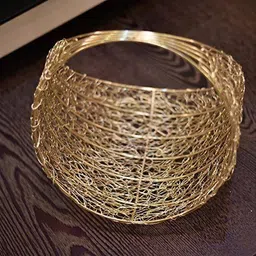 decorone Wedding/Gift/Packing Tray/All Rounder Wire Basket Iron Fruit & Vegetable Basket-picture-26