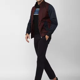 van heusen V Dot Men Maroon Reversible Bomber Jacket image 5