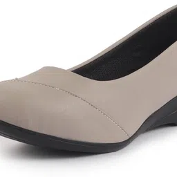 fausto Wedge Heel Slip-On Ballerina Shoes|Elegant Work Flats|Formal Shoes Slip On For Women image 4