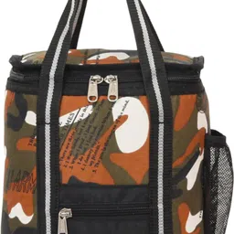 Army Us Lunch Tiffin Bag for School Office Picnic Use Easy Wash, Insulated Waterproof Lunch Bag-image-1