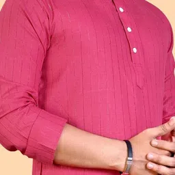 balajii Men Cotton Blend Kurta Pyjama Set image 4