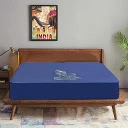 trance home linen Single Size Fitted Polyster Breathable, Waterproof Mattress Cover image 1