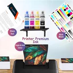 gAdi 003 Ink Compatible for Epson L3250/ L3260/ L5290/ L3210/ L3256/ L3150 Printer Black Ink Bottle image 4