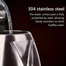 fitric 2L 304 Stainless Steel Electric Kettle | 1000W Fast Boil for Home & Travel Electric Kettle image 4