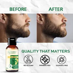 namdev organics Herbal Beard oil-30ml | Natural beard Growth Serum For Men | Shave Oil image 3
