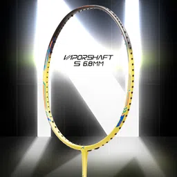 hundred N-ERGY 80 Balanced Racket Yellow, Grey Unstrung Badminton Racquet image 5