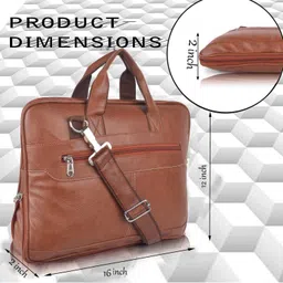 rolexo Men Tan Messenger Bag - Mini image 3