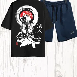 jump cuts Tshirt Regular Shorts Co-ords Set-picture-19