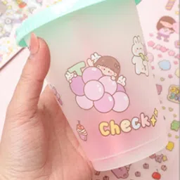 zumie 40 cm 20 PET Sheets Cute Washi Stickers for Project, Japanese Style Girls Sticker Set Self Adhesive Sticker image 4