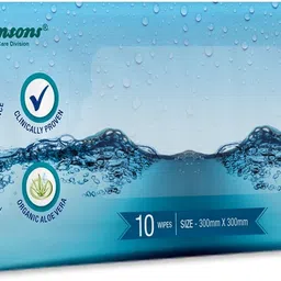 dignity Spongee Soft Body Cleansing Wet Wipes for Adult, 300x300 mm 10 Pack (Pack of 3) image 3