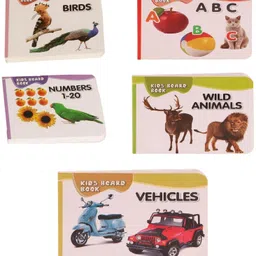 homeshopeez Pocket Books Set of Birds, Wild Animals, Alphabets, Numbers 1-20, Vehicle-picture-10