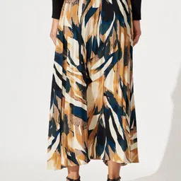 zwerlon Women Printed A-line Multicolor Skirt image 2