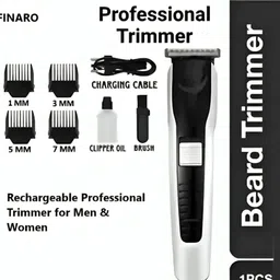 FINARO Hair Cutting Saving Classic Machine Beard Shaver Trimmer 60 min Runtime 4 Length Settings image 2