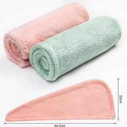 daluci Microfiber 500 GSM Hair, Bath, Face, Beach Towel image 3
