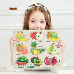 bitfeex Learning toys for kids Preschool activity kit Wooden Board Puzzle for kids image 5
