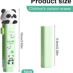 cpm Kawaii Cute Push-Pull Retractable Eraser Set, Adorable School & Office Supplies Non-Toxic Eraser image 3