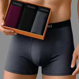 dasens Pack of 3 Solid Men Brief-picture-29
