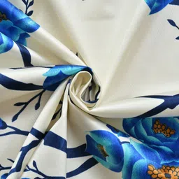 kiara creations 153 cm (5 ft) Window Polyester Semi Transparent Curtain (Pack Of 4) image 4