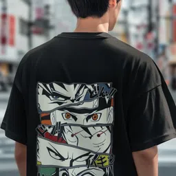 Elibolz Men Printed Drop-Shoulder Sleeves Bio Finish T-shirt-picture-24
