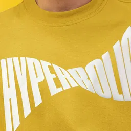 Elibolz Men Printed Drop-Shoulder Sleeves Bio Finish T-shirt image 5