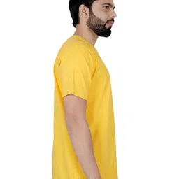 LA MILANO Men Graphic Printed Round Neck Pure Cotton T-shirt image 5