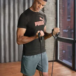 Puma Brand Logo Printed Slim Fit T-shirt image 1