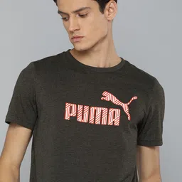 Puma Brand Logo Printed Slim Fit T-shirt image 2