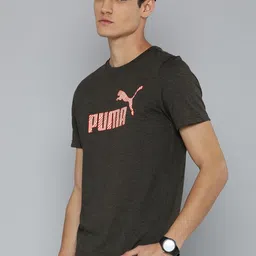 Puma Brand Logo Printed Slim Fit T-shirt image 4