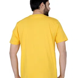 LA MILANO Men Graphic Printed Round Neck Pure Cotton T-shirt image 2