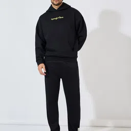 Styli Men Printed Hooded Sweatshirt image 3