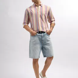 GANT Men Relaxed Fit Multi Striped Casual Shirt image 5
