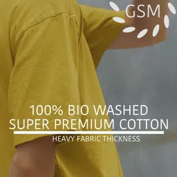 Elibolz Men Printed Drop-Shoulder Sleeves Bio Finish T-shirt image 2