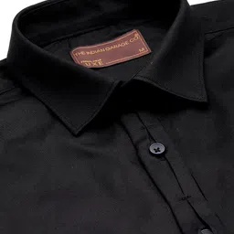 the indian garage co. x luxe Luxe by TIGC Men Slim Fit Opaque Formal Shirt image 2