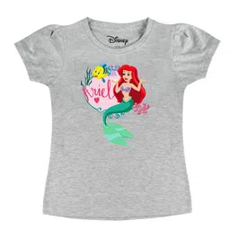 Disney by Wear Your Mind Girls Grey Printed T-shirt-picture-37