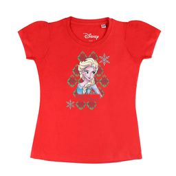 Disney by Wear Your Mind Girls Red Elsa Printed Cotton Pure Cotton T-shirt-picture-26