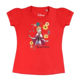 Disney by Wear Your Mind Girls Red Printed T-shirt-picture-16