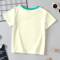 BAESD Boys Printed Round Neck Regular Cotton Blend T-shirt With Shorts image 3