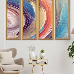 999Store Set of 4 Abstract Paintings-image-79